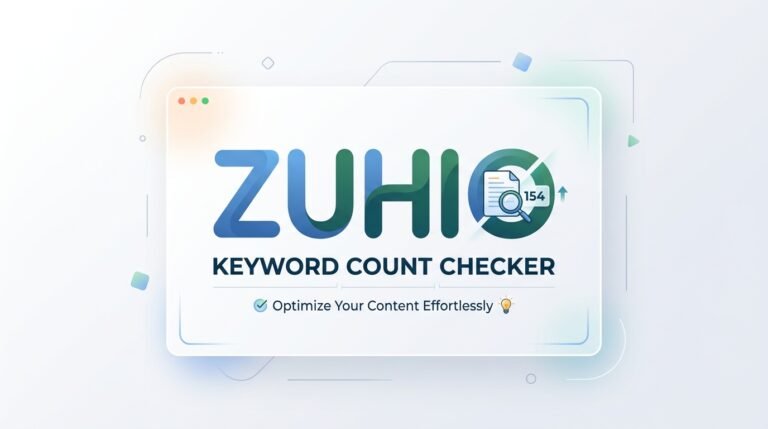 Zuhio Keyword Count Checker: A Smart SEO Tool for Content Optimization & Keyword Analysis Zuhio Keyword Count Checker